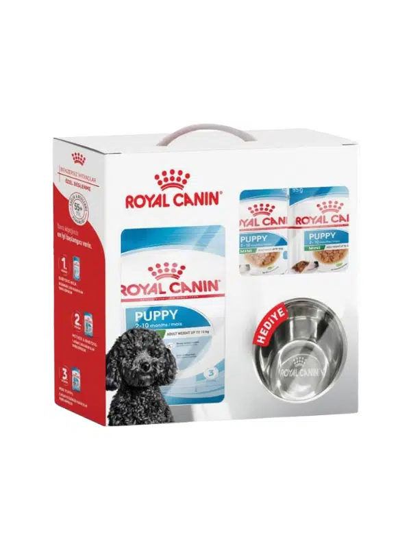 RYL CNN Mini Puppy Yavru Kuru Köpek Maması Set 2 Kg