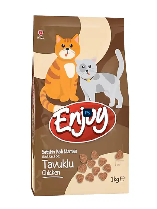 Enjoy Kuru Kedi Maması, Tavuklu, Yetişkin Kedi Maması 1 Kg