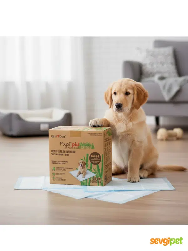 SVGPT GMDG Bamboo Köpek Tuvalet Eğitim Pedi 60x90 cm 50'li Paket (Yüksek Emici)
