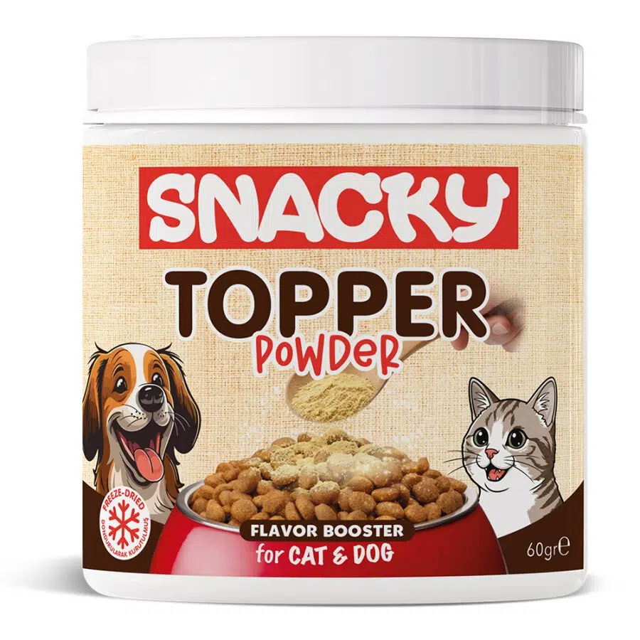 SNCKY Freeze Dried Chicken Floss Toppers Powder - Köpek ve Kedi İçin Tavuklu Ek Besin 60 Gr