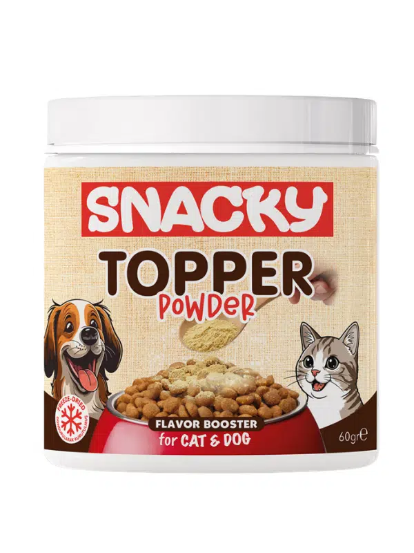 SNCKY Freeze Dried Chicken Floss Toppers Powder - Köpek ve Kedi İçin Tavuklu Ek Besin 60 Gr