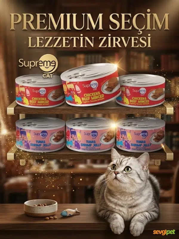Supreme Cat Gurme Serisi 6'lı Avantaj Paketi - 85 gr x 6 Adet Karışık