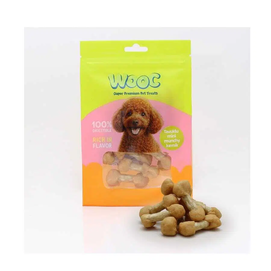 Wooc Tavuklu Mini Munchy Kemik Köpek Ödül Maması 75 Gr