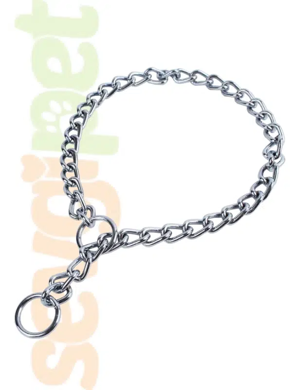 SVGPT Köpek Boyun Tasması Tekli Boğma Zincir 2,5 MM 40 CM
