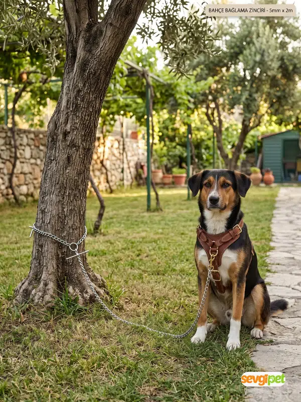 SVGPT Dayanıklı Köpek ve Bahçe Bağlama Zinciri 2 MT (5 mm / 200 cm)