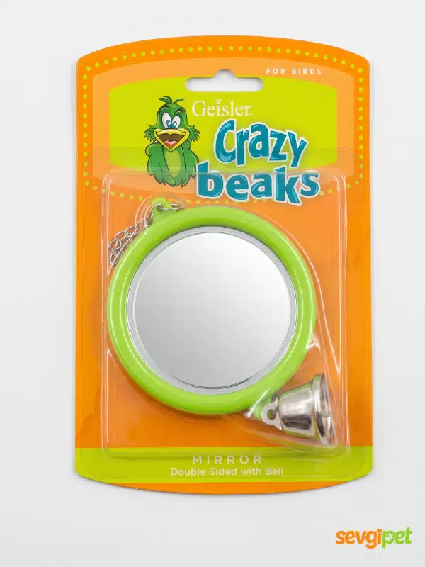 CRZYBEAKS Zilli Çift Taraflı Kuş Aynası