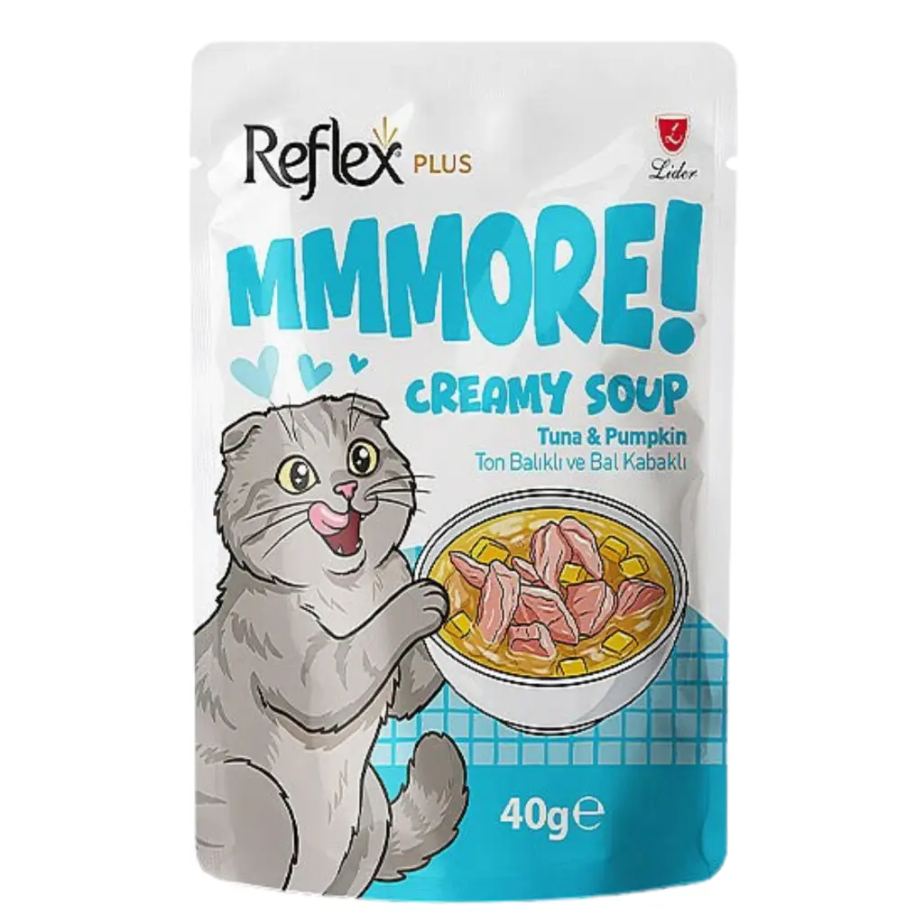 MMMORE Ton Balıklı ve Bal Kabaklı Kremalı Kedi Çorbası 40gr