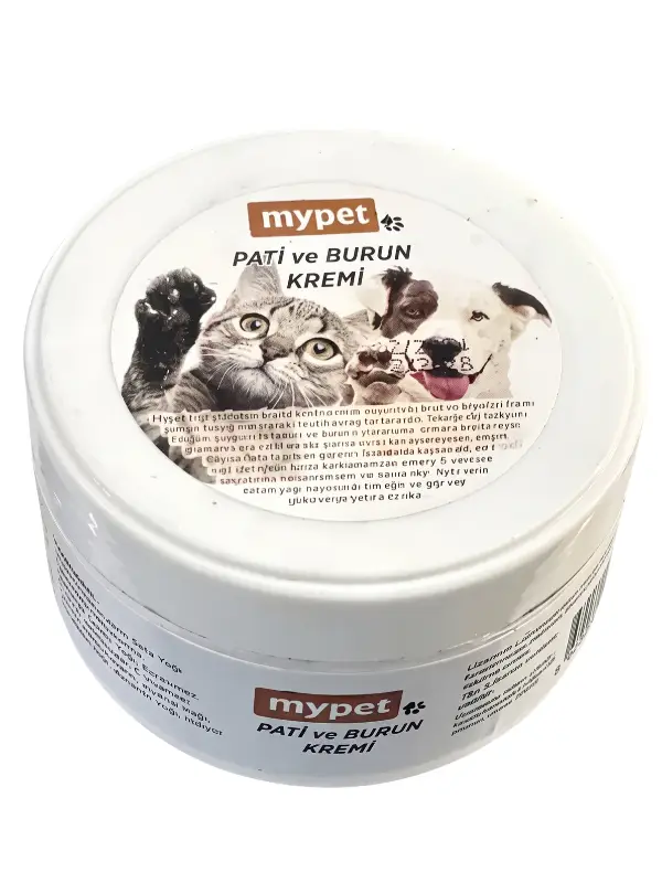Kedi ve Köpek Pati ve Burun Bakım Kremi 110 ml (Çatlak, Kuruluk Onarıcı ve Koruyucu Doğal Bakım Balsamı)