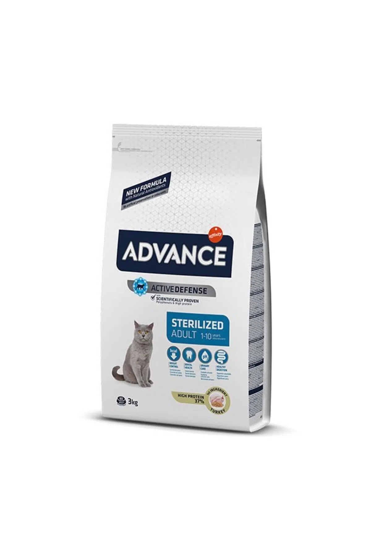 Advance Cat Sterılızed Hindili Kısırlastırılmış Kedi Maması 3 Kg