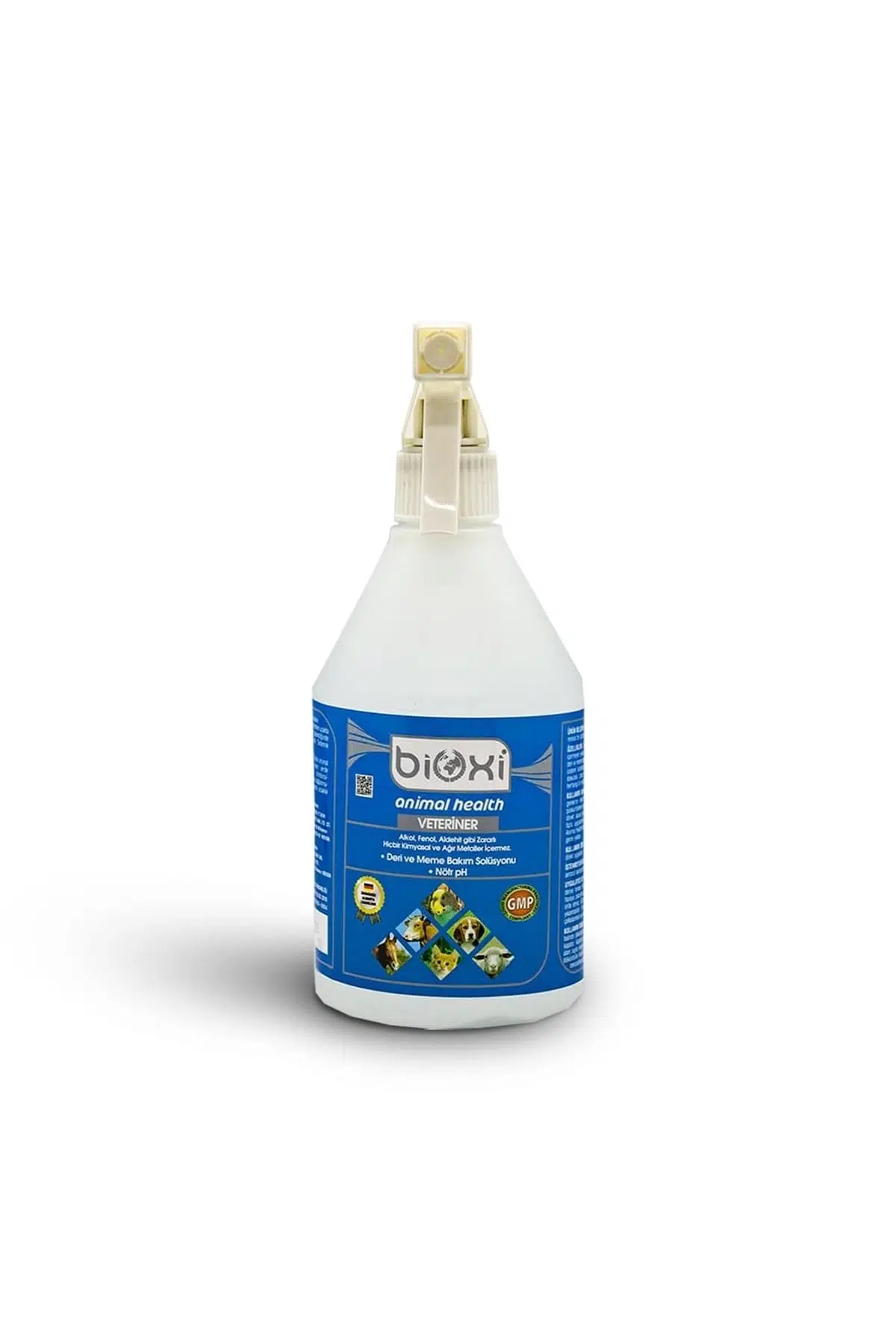 Bioxi Animal Health - Hayvan Deri,meme,yara Bakım Solüsyonu 500 Ml