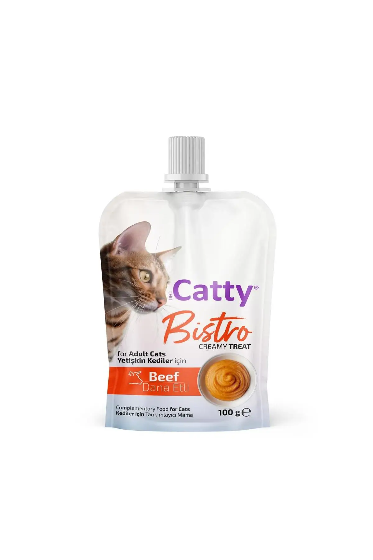 Bistro Dana Etli Yetişkin Kedi Krema Ödülü 100 Gr