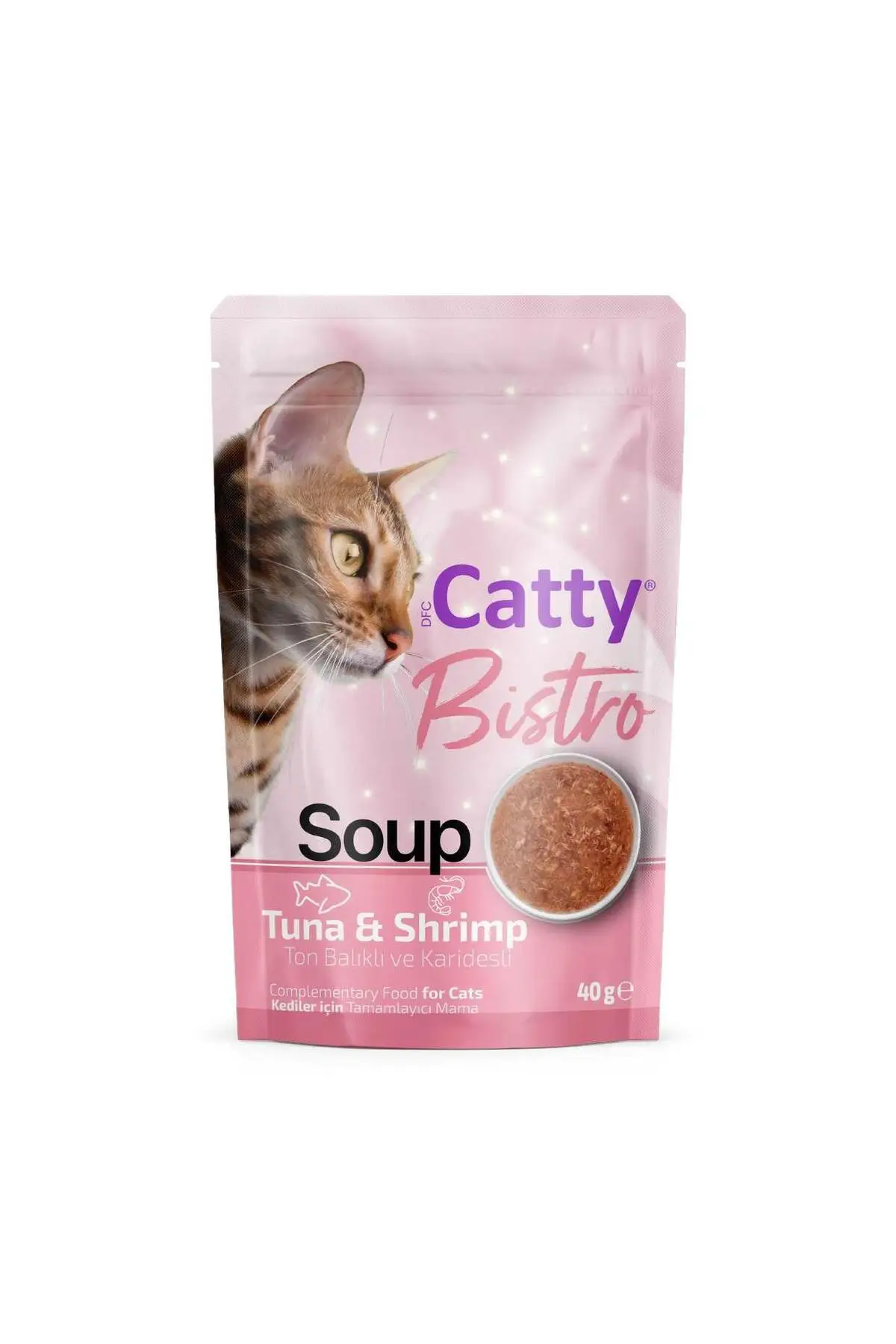 Bistro Ton Balıklı ve Karidesli Kedi Çorbası 40 Gr