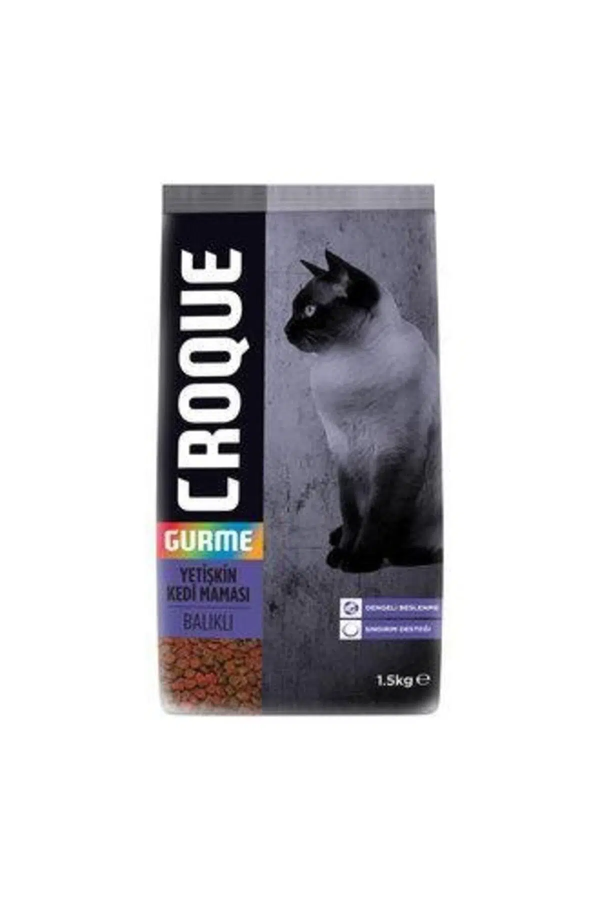 Croque Gurme Balıklı Yetişkin Kedi Maması - 1,5kg