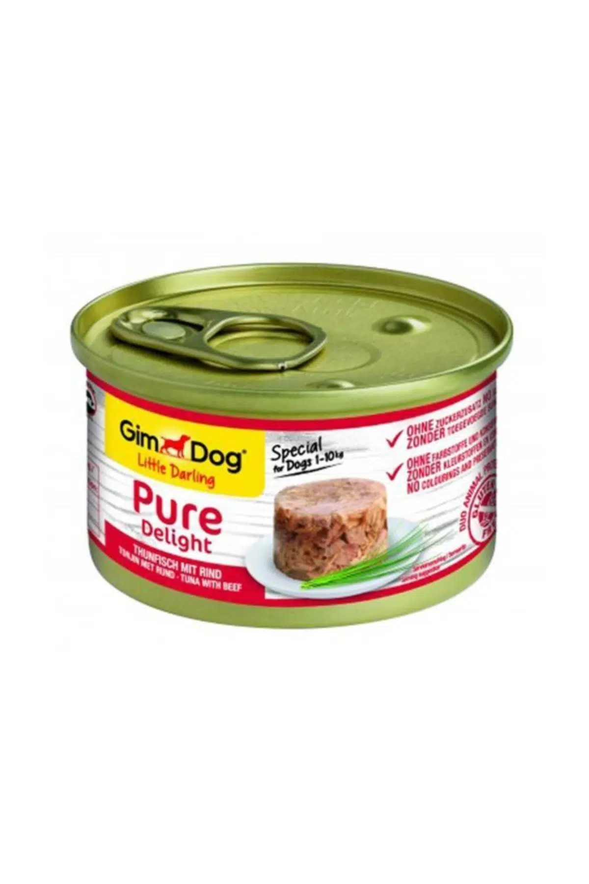Gimdog Pure Delight Ton Balıklı Ve Biftekli Köpek Konservesi 85gr