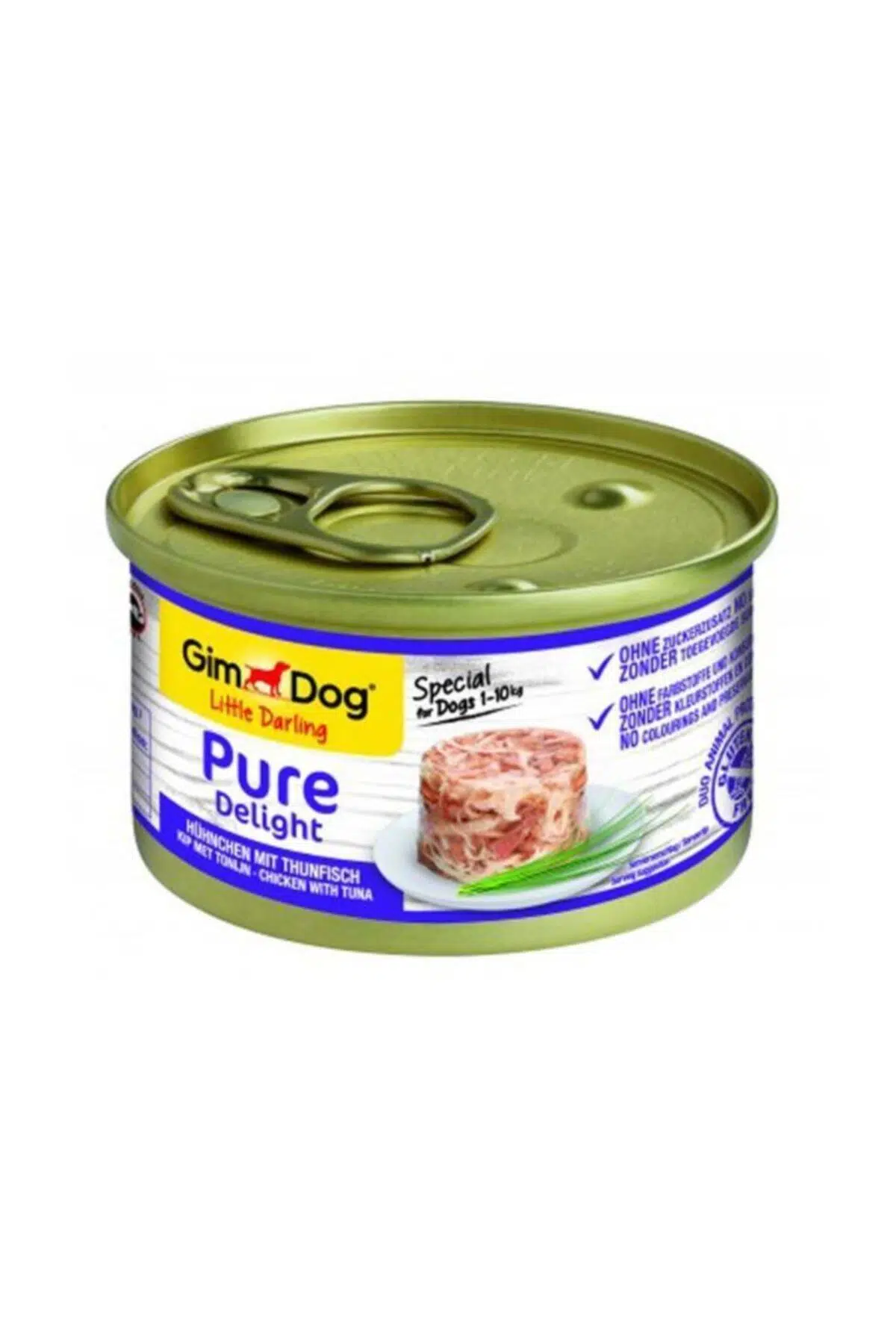 Gimdog Pure Delight Ton Balıklı Ve Tavuklu Köpek Konservesi 85gr
