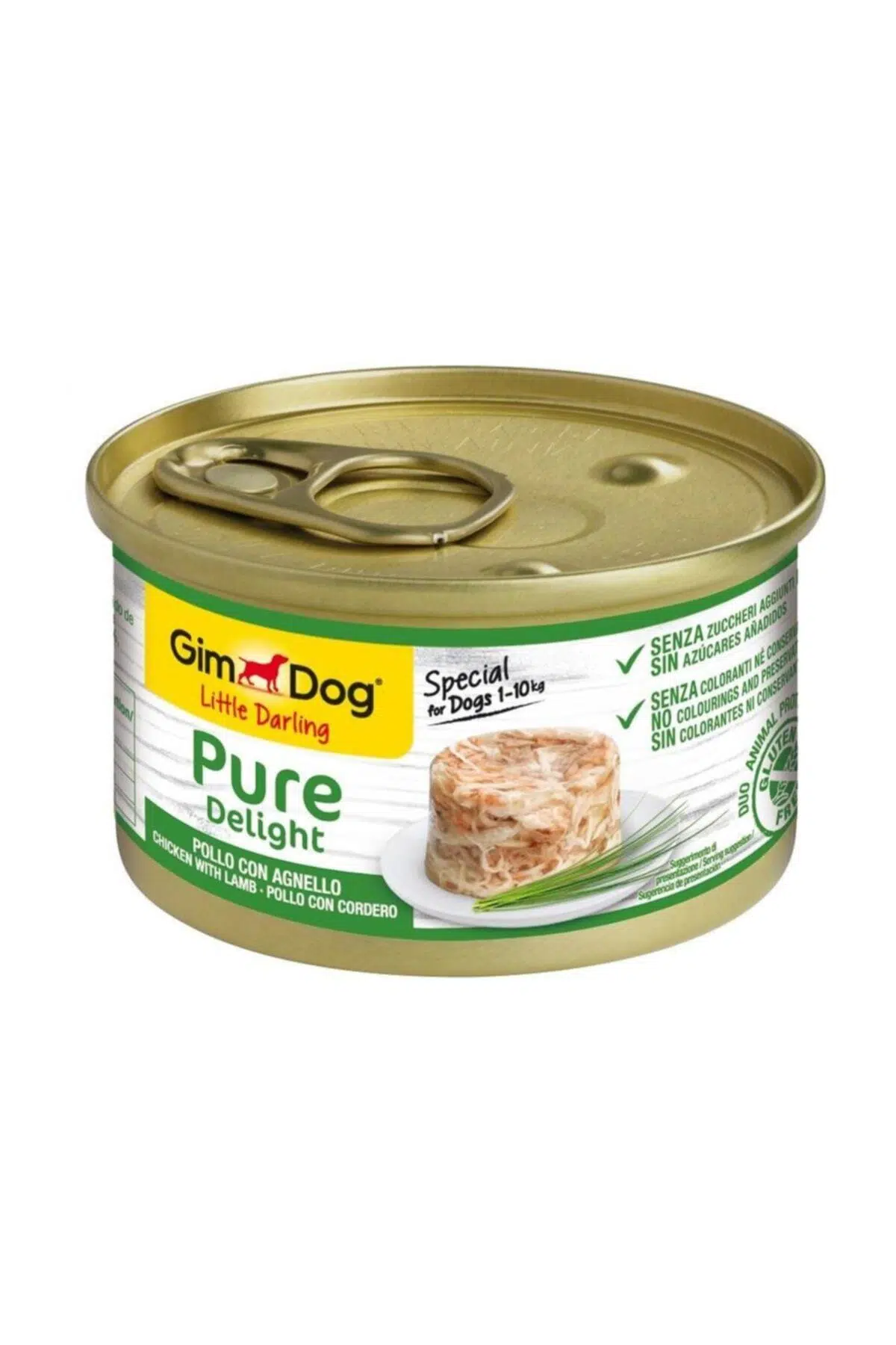 Gimdog Tavuklu Ve Kuzulu Yetişkin Köpek Konservesi 85 gr