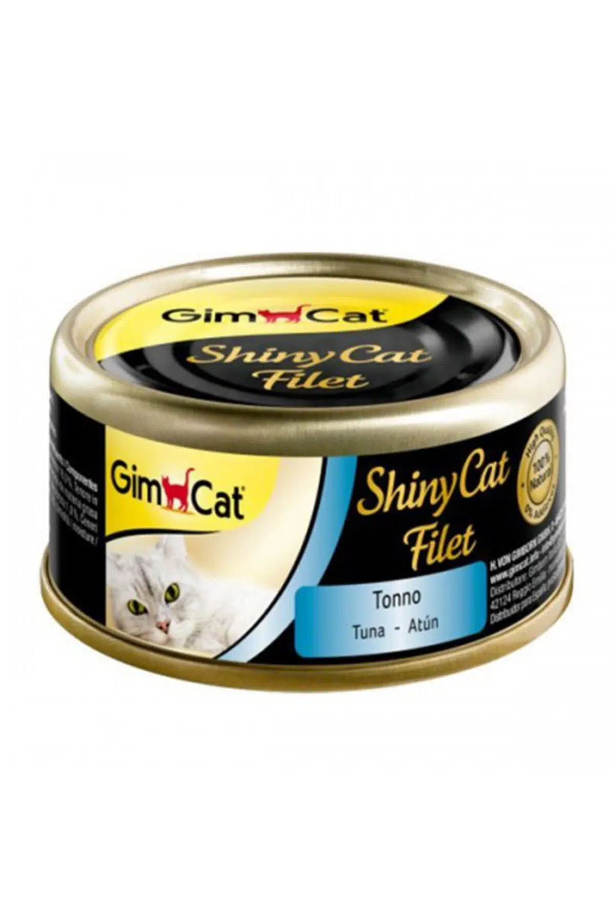 Gimpet Gimcat Shinycat Kıyılmış Ton Balıklı Fileto Kedi Konservesi 70 gr