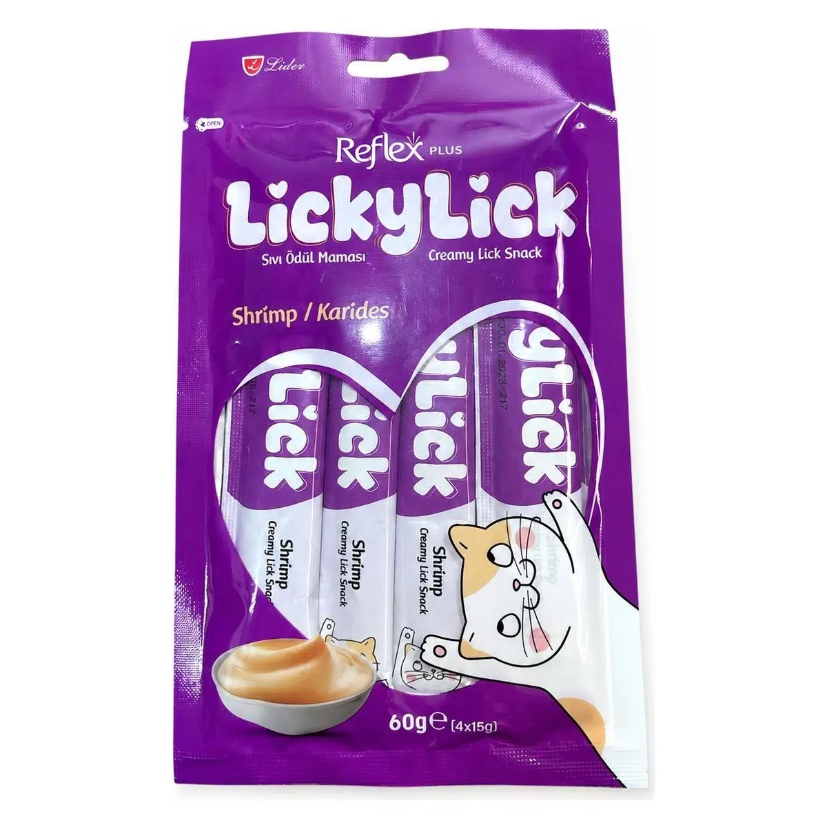 Lickylick Kedi Sıvı Ödül Karides