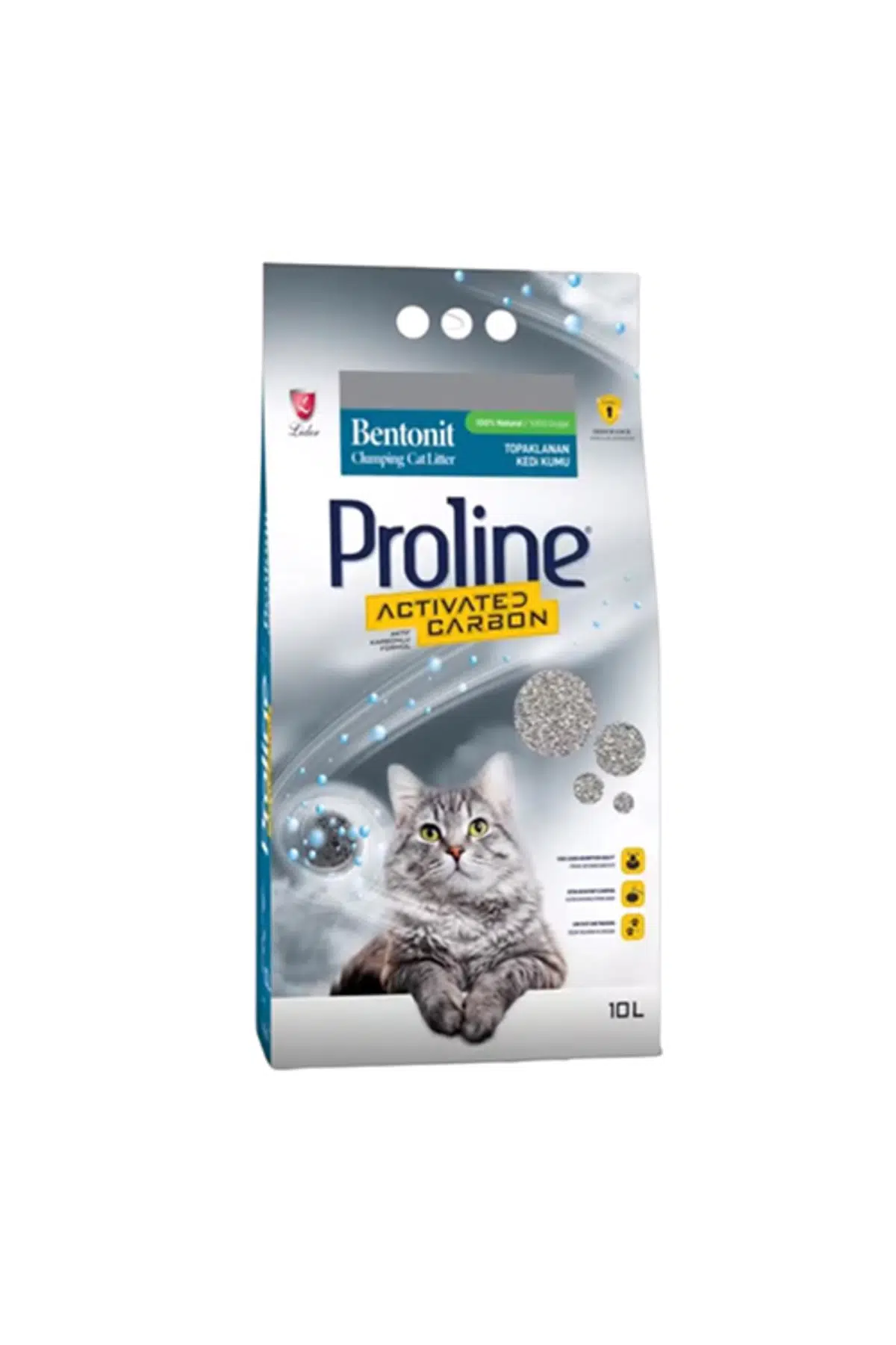 Pro Line Proline Aktif Karbonlu Bentonit Kedi Kumu 10 Lt