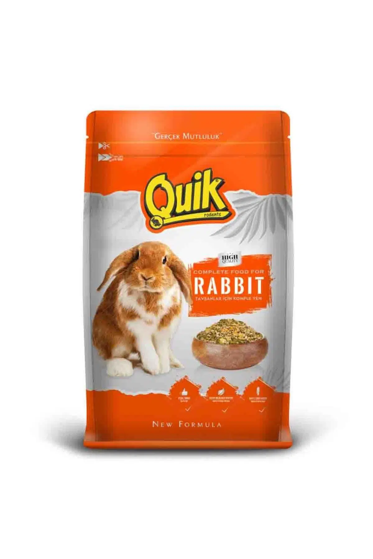 qck Vitaminli Karışık Tavşan Yemi 750 gr