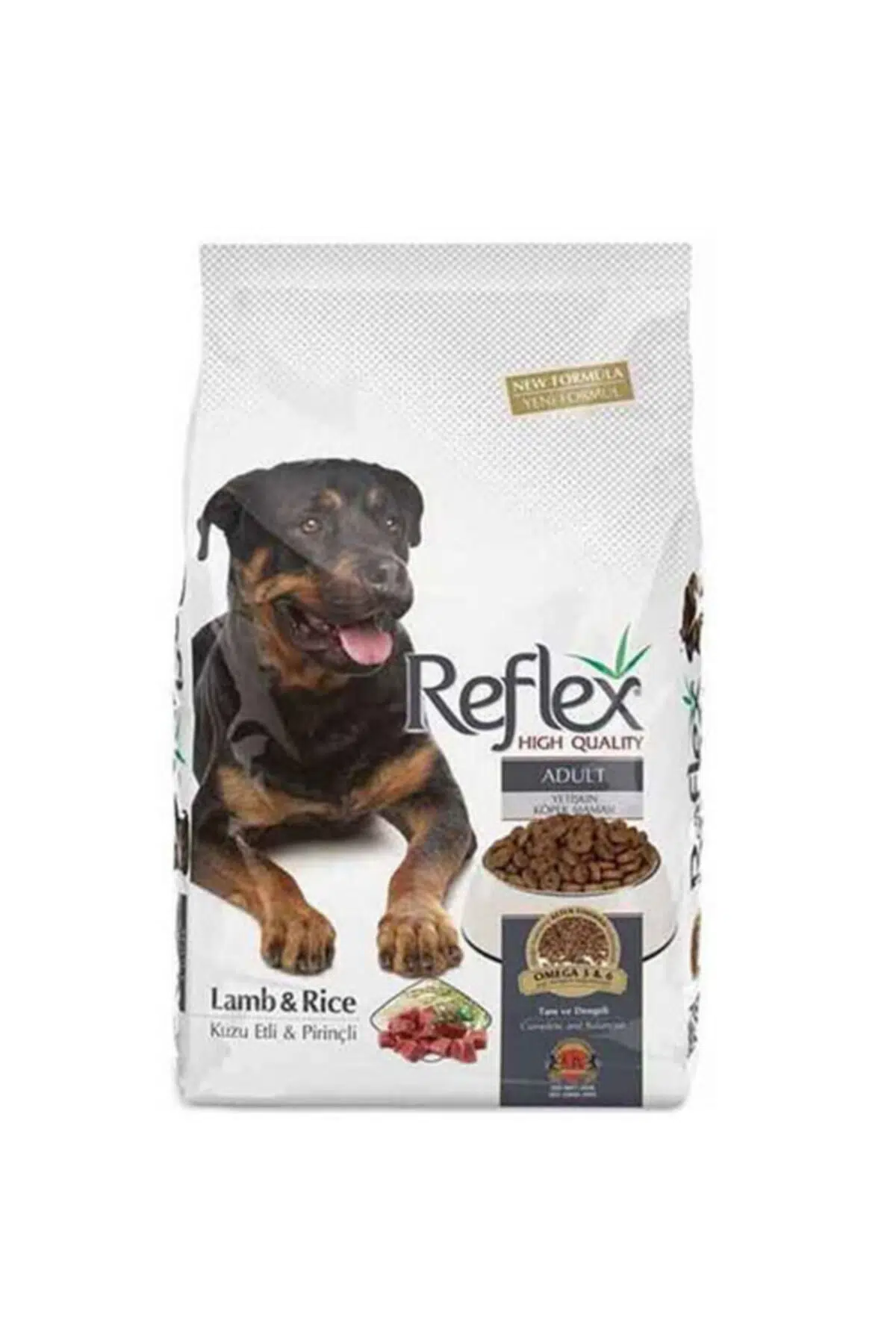 Reflex Kuzulu Pirinçli Yetişkin Köpek Maması 3 kg