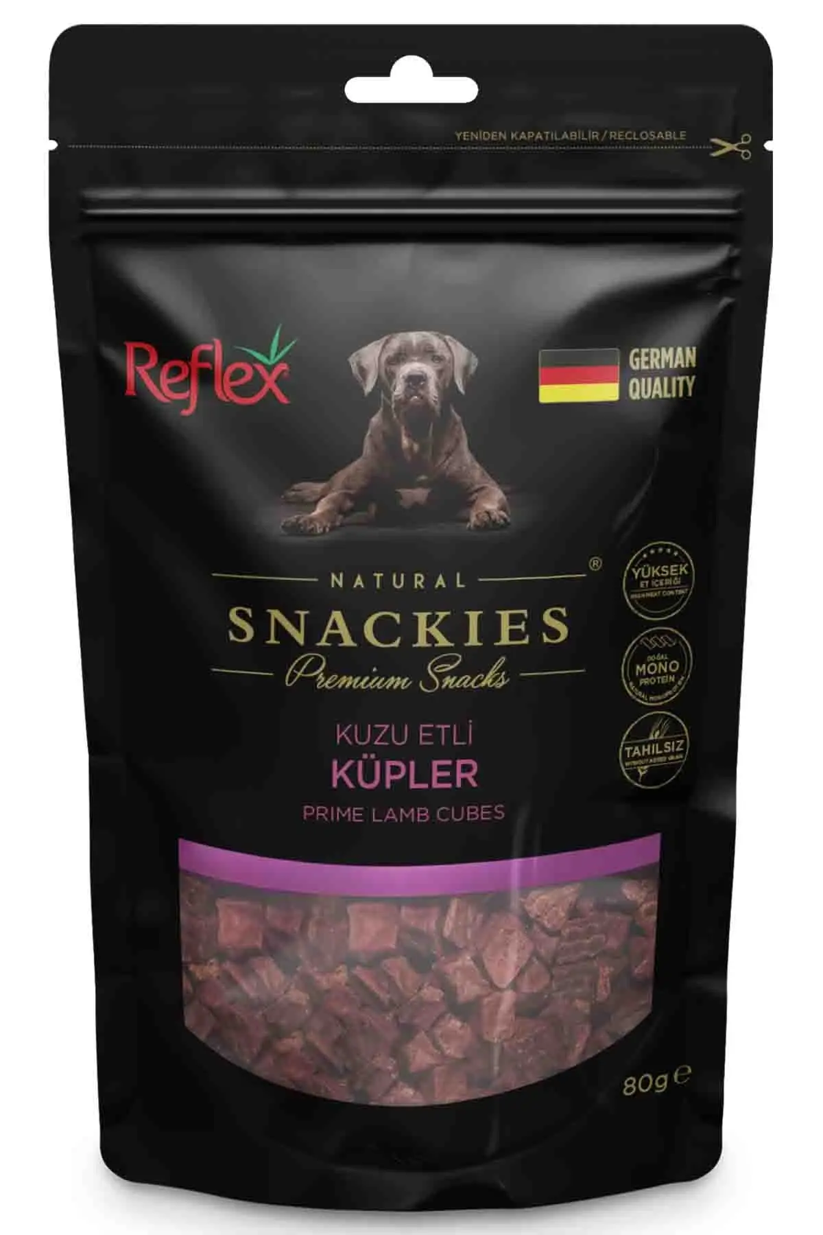 Reflex Snackies Kuzu Etli Küpler Köpek Ödülü 80 Gr