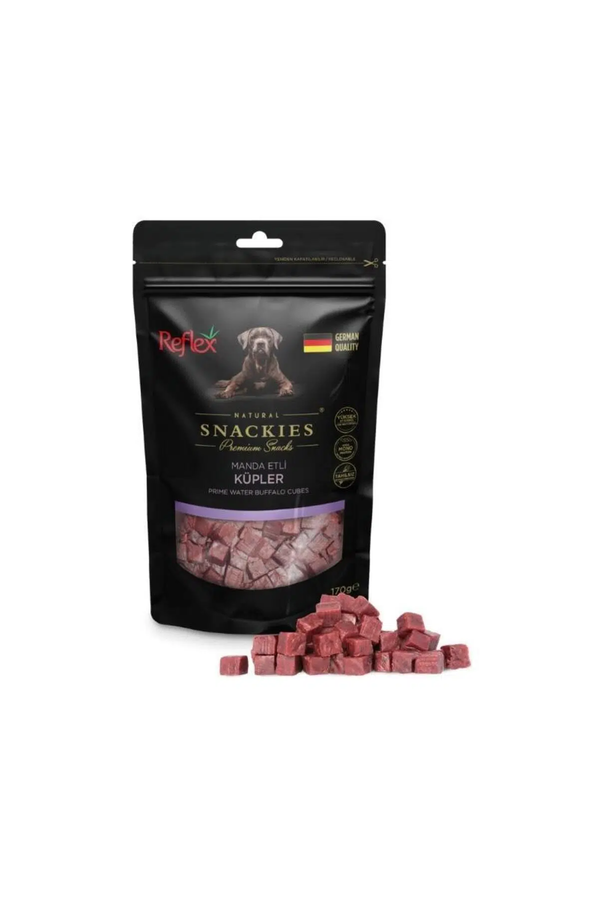 Reflex Snackies Manda Etli Küpler Köpek Ödülü 170 Gr