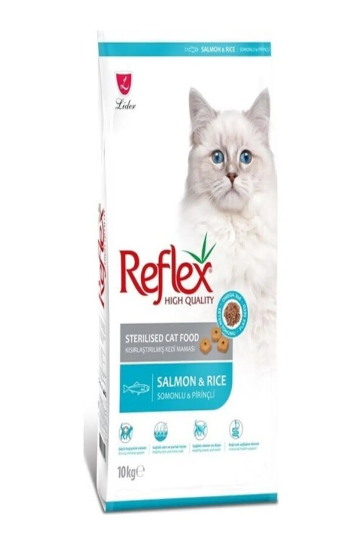 Reflex Sterılsed Salmon & Rıca Aduldt Cat Food 10 Kg