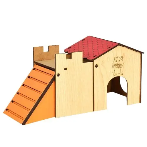Hamster Evi Orta Boy (Kemirgen Barınma ve Yuva Evi)
