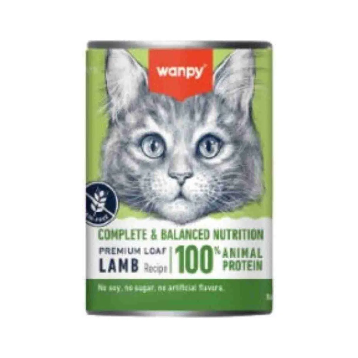 Tahılsız %100 Gerçek Et Kuzulu Kedi Konservesi 375 gr