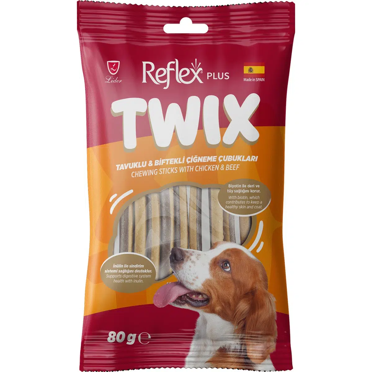 Twix / Tavuklu & Biftekli Çiğneme Çubukları Yetişkin Köpek Ödül Maması