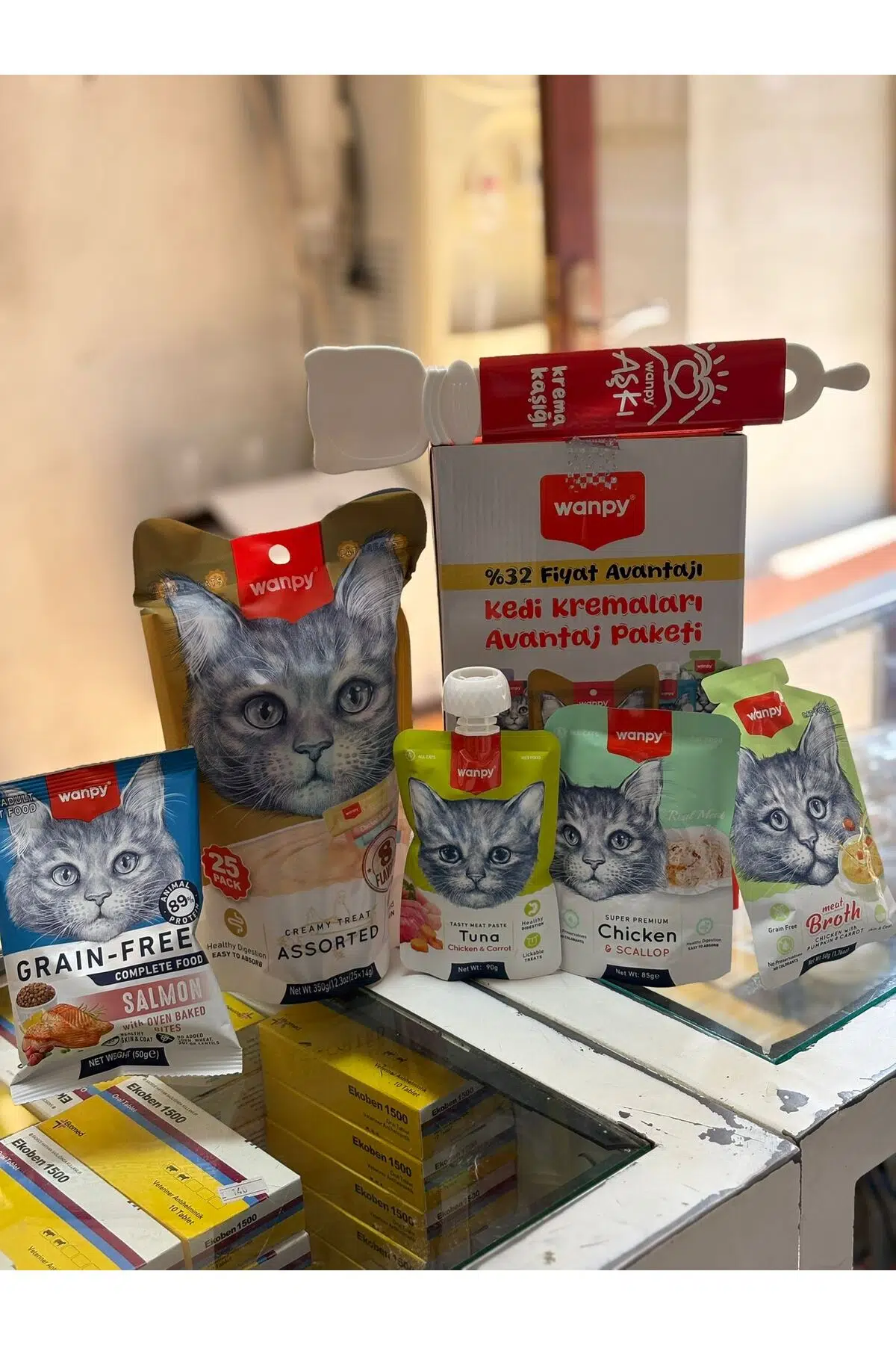 Wanpy KEDİ KREMALARI AVANTAJ PAKETİ 6'LI SET