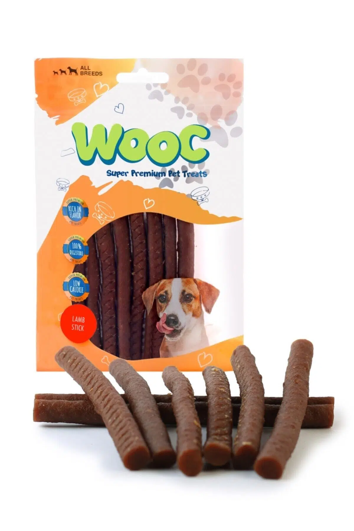 wooc Dog Kuzulu Uzun Stick Köpek Ödül Maması