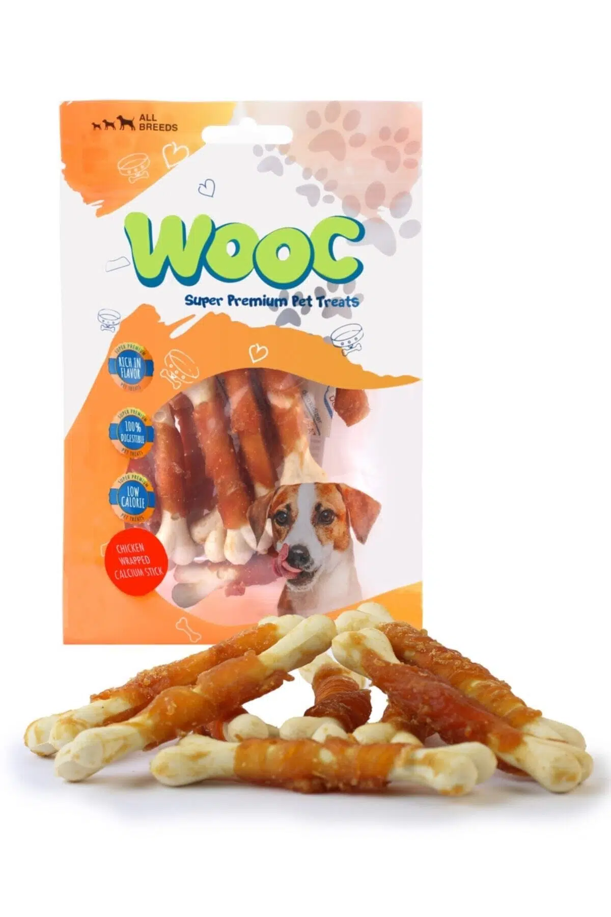 wooc Dog Tavuk Sargılı Kalsiyum Kemikli Köpek Ödül Maması